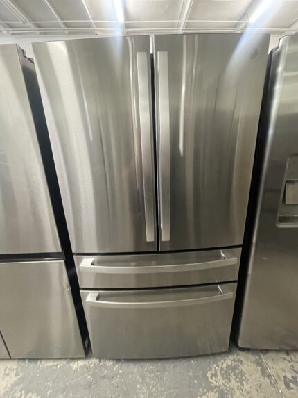 GE Profile 28.7 cu. ft. 4-Door French Door Refrigerator in Stainless Steel with Dual-Dispense Autofill Pitcher