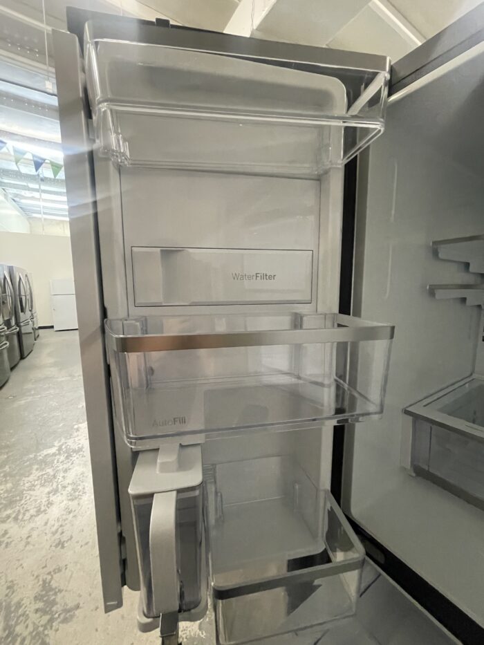 GE Profile 28.7 cu. ft. 4-Door French Door Refrigerator in Stainless Steel with Dual-Dispense Autofill Pitcher - Image 3