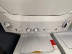 GE Unitized Spacemaker Stacked Washer and Electric Dryer in White - Image 3