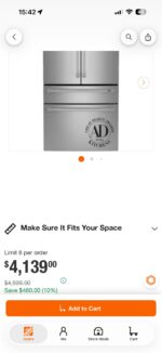 Café 28.7 Cu. Ft. Smart 4-Door French-Door Refrigerator in Stainless Steel - Image 10