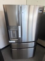 Gallery 36 in. 22 cu. ft. Counter-Depth 4-Door French Door Refrigerator in Smudge-Proof Stainless Steel