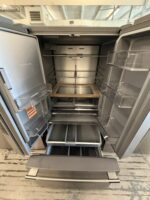 36 in. 30 cu. ft. Standard Depth French Door Refrigerator in PrintShield Stainless with Exterior Water and Ice - Image 4